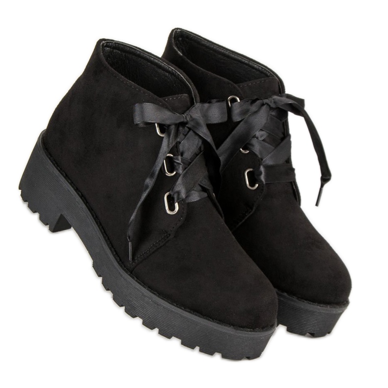 Nio Nio Botas bajas con estilo negro 1