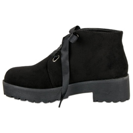 Nio Nio Botas bajas con estilo negro 5