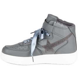 Botines de moda gris 1