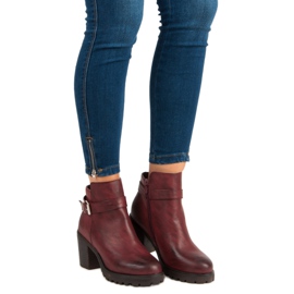 Kayla Botas burdeos todos los días rojo 4
