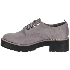 Zapatos de ante gris 1