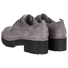 Zapatos de ante gris 3