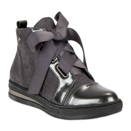 Filippo Zapatillas con estilo por encima del tobillo. gris 4