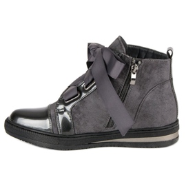 Filippo Zapatillas con estilo por encima del tobillo. gris 5