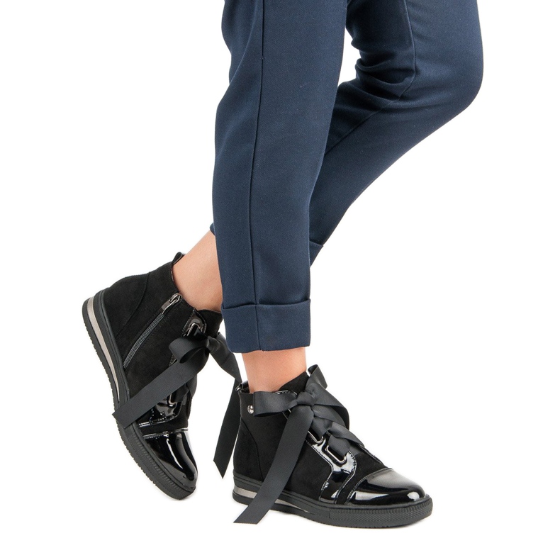 Filippo Zapatillas con estilo por encima del tobillo. negro 2 Filippo Zapatillas con estilo por encima del tobillo. negro 2