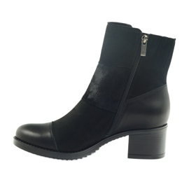 Marco botas de invierno tacones altos 933 negro 2