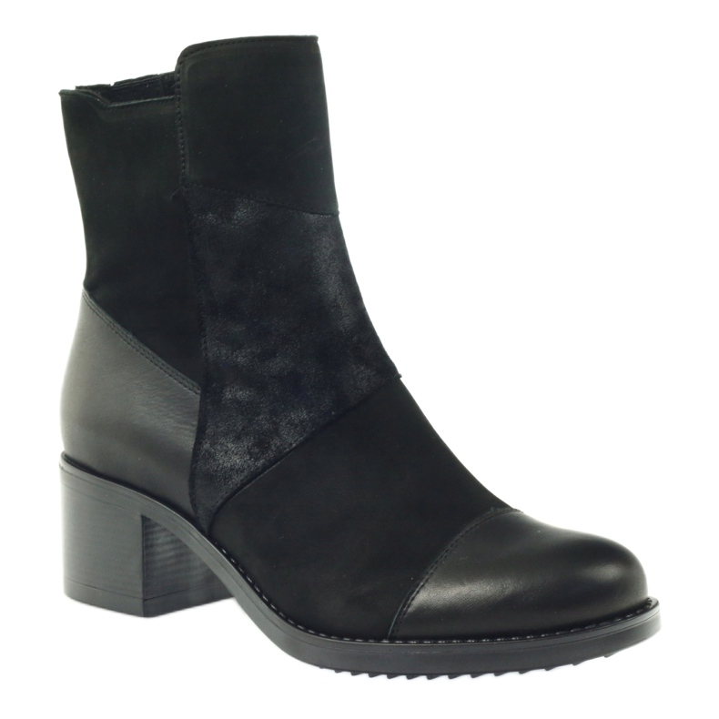 Marco botas de invierno tacones altos 933 negro 1 Marco botas de invierno tacones altos 933 negro 1