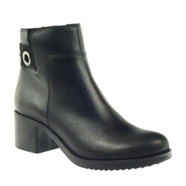 Marco botas de invierno tacones altos 979 negro 1