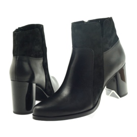 Botas de invierno Marco negro en el poste 902 5