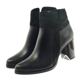 Botas de invierno Marco negro en el poste 902 4