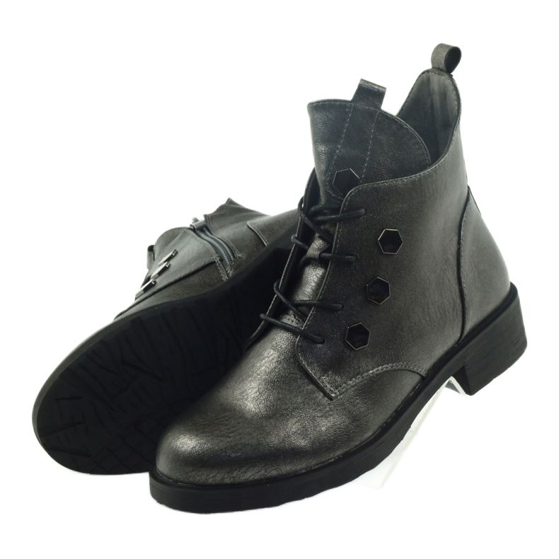 Botas con tachuelas Sergio Leone 308 gris 4 Botas con tachuelas Sergio Leone 308 gris 4