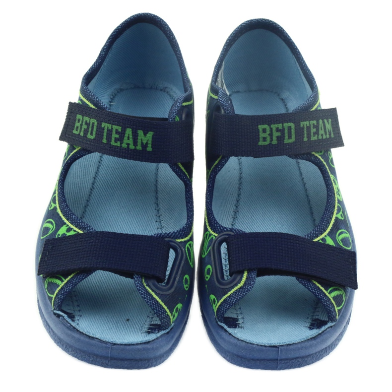 Befado calzado infantil sandalias zapatillas 969x124 verde azul marino 3