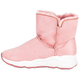 Lemax Botas de nieve con estilo con piel rosado 1 Lemax Botas de nieve con estilo con piel rosado 1