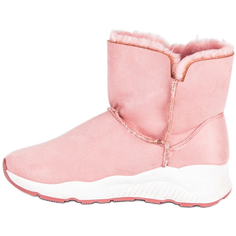 Lemax Botas de nieve con estilo con piel rosado 1 Lemax Botas de nieve con estilo con piel rosado 1