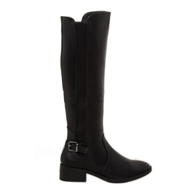 Botas de mujer negras QT01P negras negro 5