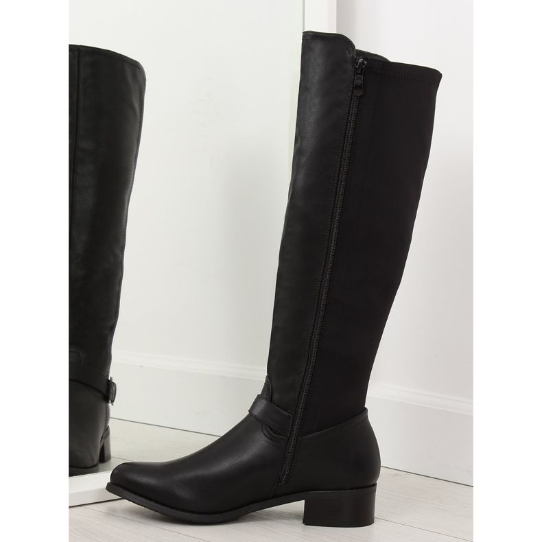 Botas negras de mujer PE179P negras negro 2