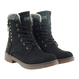 DK Botas Timberki en piel negra negro 4