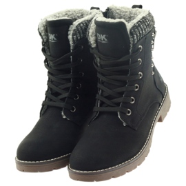 DK Botas Timberki en piel negra negro 3