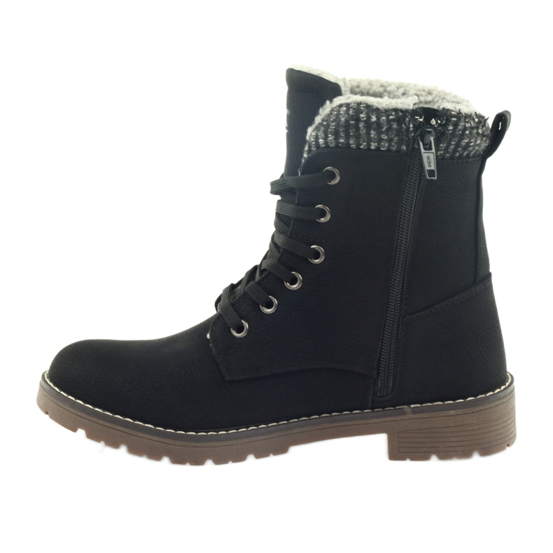 DK Botas Timberki en piel negra negro 2