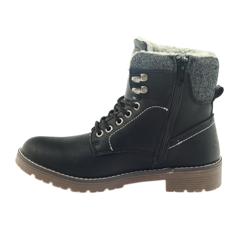 Botas negras con cordones DK2025 negro 2
