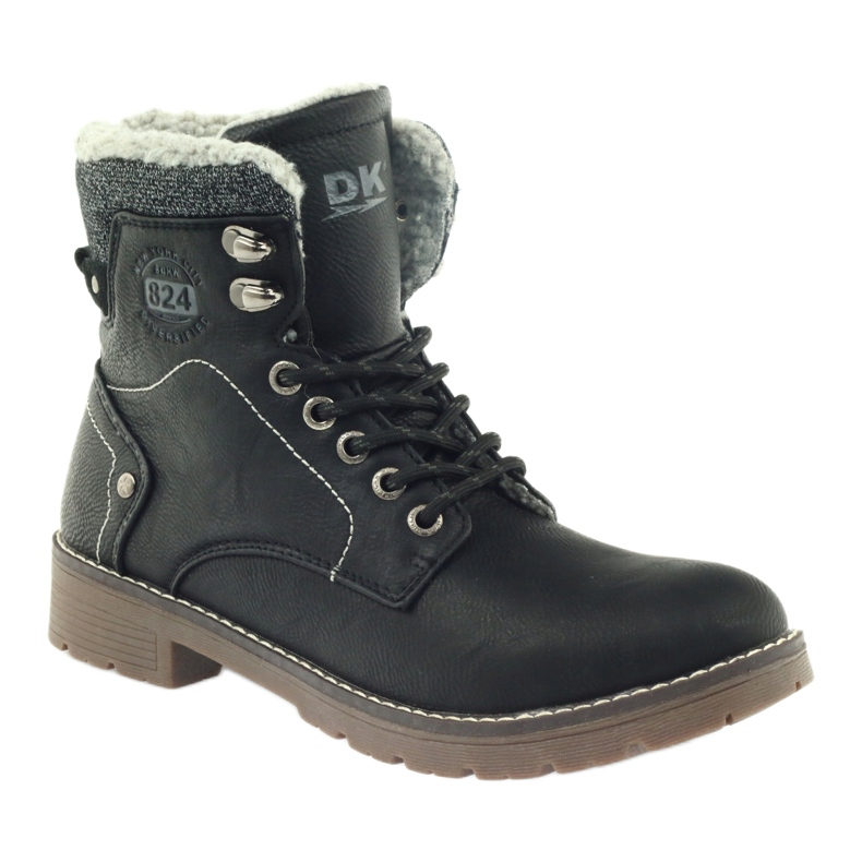 Botas negras con cordones DK2025 negro 1