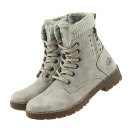 DK Botas Timberki en piel gris perla 3 DK Botas Timberki en piel gris perla 3