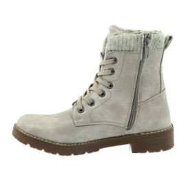 DK Botas Timberki en piel gris perla 2 DK Botas Timberki en piel gris perla 2