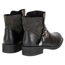 Botas rock de mujer negro 4