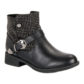 Botas rock de mujer negro 2
