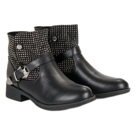 Botas rock de mujer negro 5