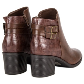 Filippo Botas clásicas de tacón alto marrón 5