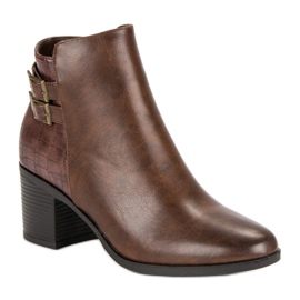 Filippo Botas clásicas de tacón alto marrón 3