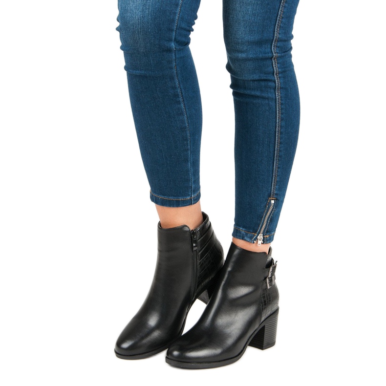 Filippo Botas clásicas de tacón alto negro 2