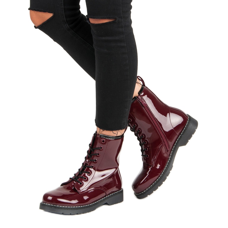 Botas vinceza granate rojo 1 Botas vinceza granate rojo 1
