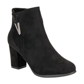 Botines de ante negros 5