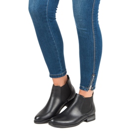 Botines bajos Jodhpur botas negro 1 Botines bajos Jodhpur botas negro 1