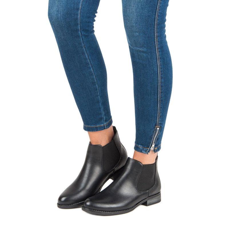 Botines bajos Jodhpur botas negro 1 Botines bajos Jodhpur botas negro 1