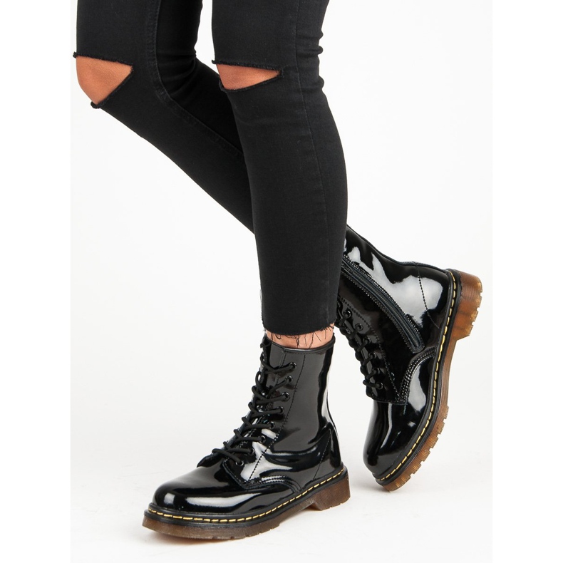 Botas Lacadas Glany MCKEY negro 1 Botas Lacadas Glany MCKEY negro 1
