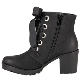 Botas vinceza negras de moda negro 5