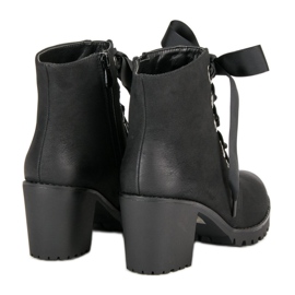 Botas vinceza negras de moda negro 6