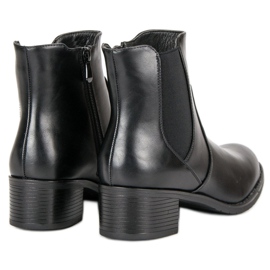 Botines chelsea negros de VINCEZA 4