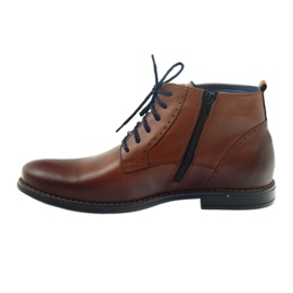 Botas de invierno con cremallera, Nikopol 677 marrón 2