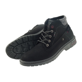 American Club Botas de montaña americanas botas de montaña de invierno negro 4