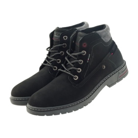 American Club Botas de montaña americanas botas de montaña de invierno negro 3