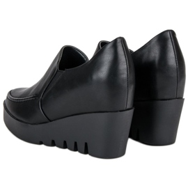 J. Star Zapatos elegantes sin cordones negro 2