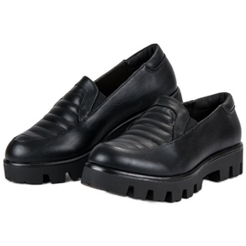 J. Star Deslizar el pie dentro de los zapatos negro 2