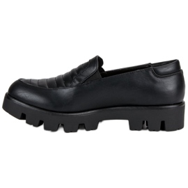 J. Star Deslizar el pie dentro de los zapatos negro 1
