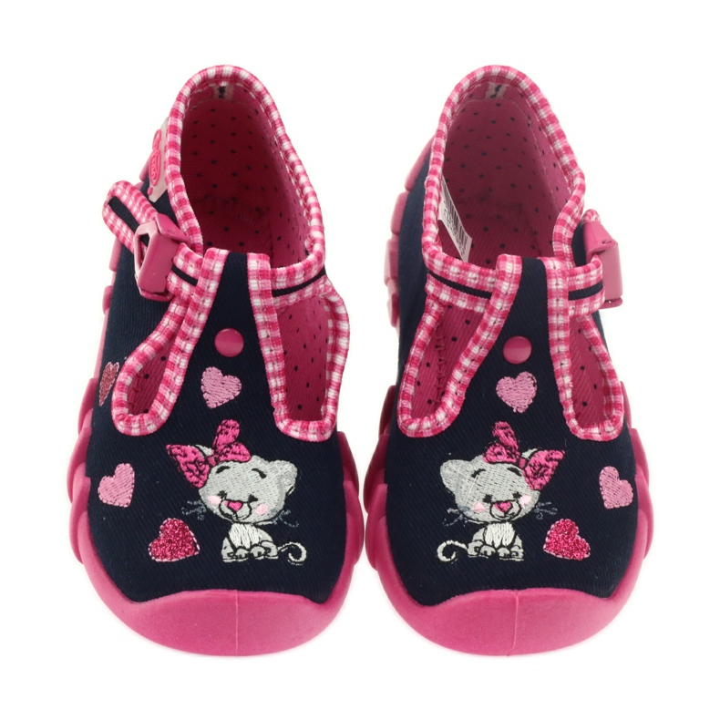 Calzado infantil befado zapatillas 110p330 azul marino rosado 4