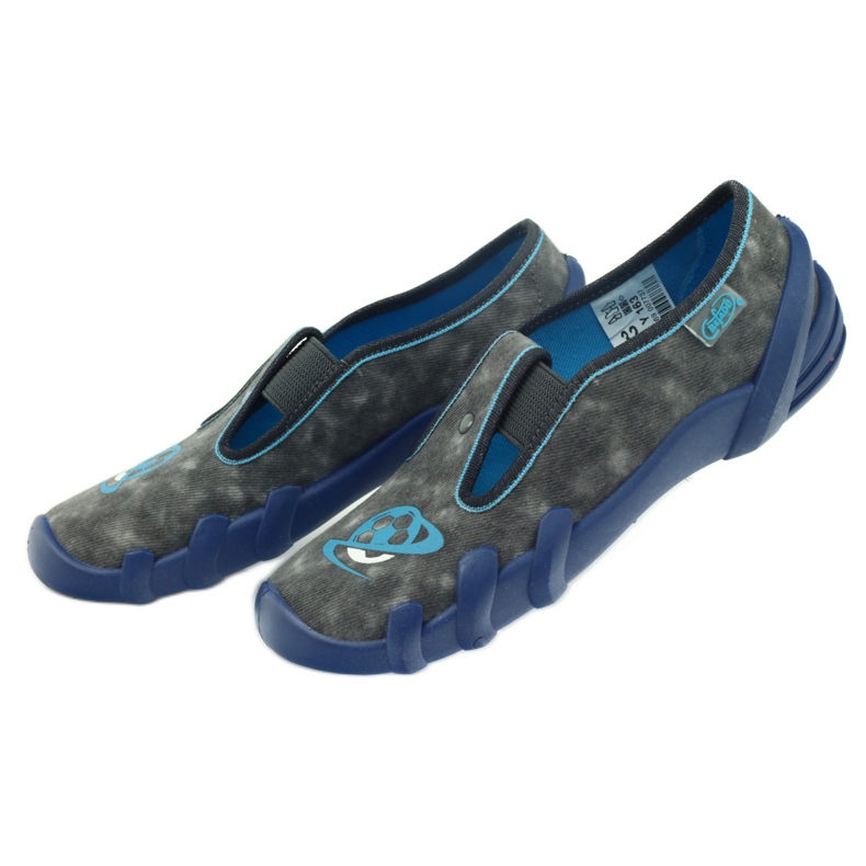 Zapato infantil befado zapatillas 290y163 azul gris 5