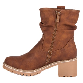 Botas de mujer de otoño marrón 1